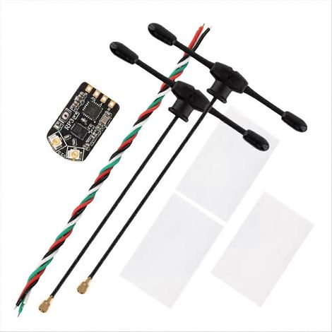 T-Antenne für nano ExpressLRS ELRS 2,4 GHz RP1 RP2 RP3 RP4 V2 FCC-Empfänger, kompatibel mit TX16S und TX12 Funksteuerungen und FPV-Drohnen. (1/5)