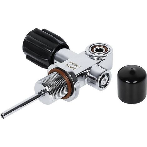 Vanne de réduction de pression 5000 psi 3/4-14 NPS G3/4 pour bouteille de plongée sous-marine (compatible YOKE/DIN) (1/5)