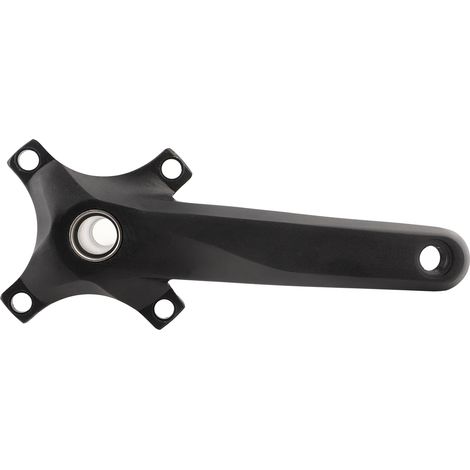 Hohle, einteilige Kurbel aus Aluminiumlegierung für Mountainbikes (schwarz) (1/5)