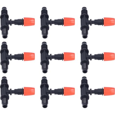 Packung mit 20 verstellbaren Sprühdüsen, Mikro-Tropfsprinklern zum Bewässern, Kühlen und Befeuchten, 8/11 mm Anschlüsse, Gartengeräte (20 Stück pro Beutel) (1/5)