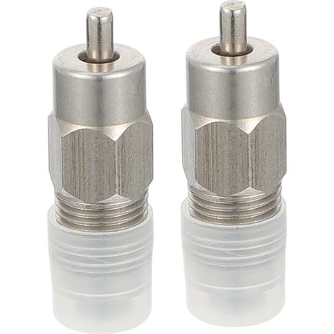 2 Abreuvoirs Automatiques pour Poulets en Acier Inoxydable, Argenté, Faciles à Nettoyer Installer, pour Poules, Cailles et Canards (1/5)