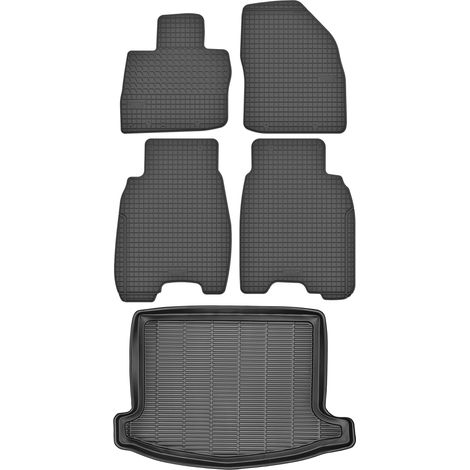 Tappetini per baule MAX-MAT 910609 + MOTOHOBBY 141202 - Honda Civic VIII Hatchback dal 2005 al 2012. SENZA TAPPI. (1/5)