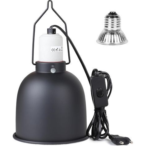 E27 Dome Terrarium-Wärmelampe, Aluminiumreflektor, 25-W-Leuchtmittel inklusive, für Reptilien (1/5)
