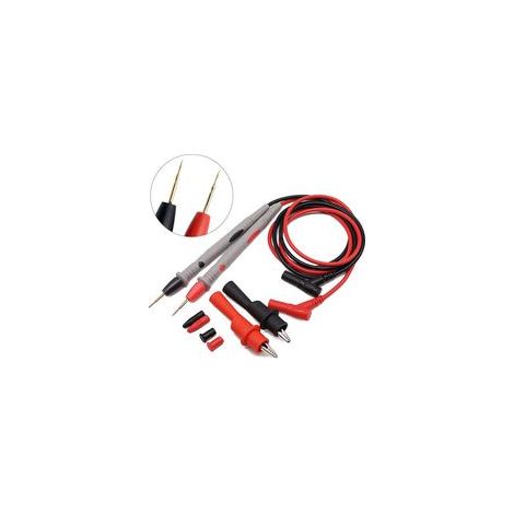 2pcs Multimètre Numérique Cordon Sonde Testeur Câble 1000V 20A (1/4)