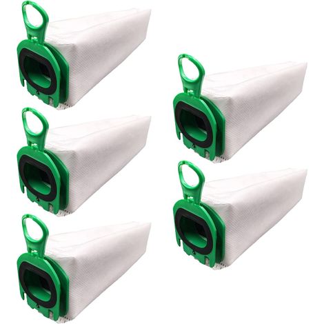 Paquete de 5 bolsas de repuesto para aspiradora, compatibles con las aspiradoras inalámbricas Vorwerk Kobold VB100 VB 100 FP 100. (1/4)