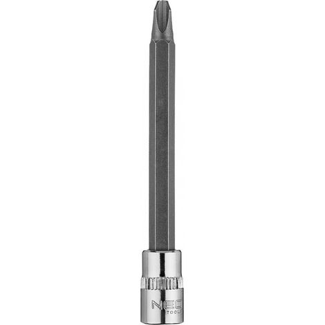 Punta per cacciavite PH3 su bussola da 1/4", lunga, 87 mm (1/5)