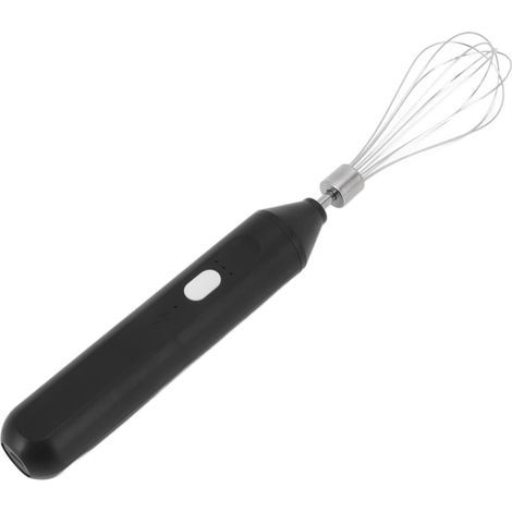 Batteur Électrique Sans Fil, Fouet Électrique Portable pour la Cuisson à la Maison (Noir) (1/5)