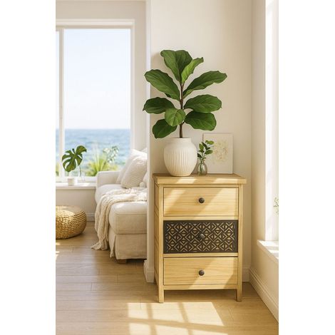 Muebles Auxiliares - Cajonera Ancha Tidalon 3 Cajones (1/5)