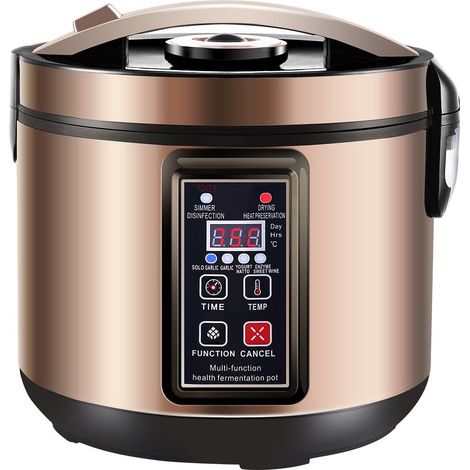 6L Yaourtière, Fermenteur Pour Ail Noir, Pour Kimchi, Pour Le Vin De Riz Doux Et Pour Le Natto - Appareil Entièrement Automatique