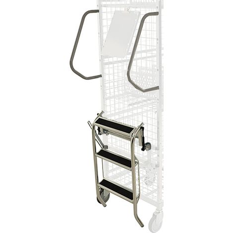 Kongamek Leiter, verzinkt 540x450x650mm als Zubehör für Kommissionierwagen Modul 600