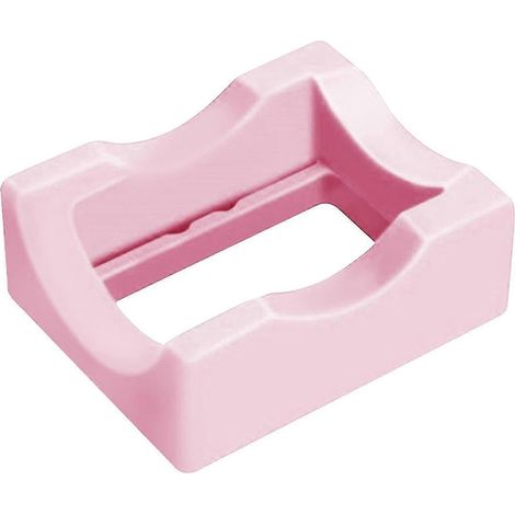 Support pour tasse avec fente, petit support portable, antidérapant, pour gobelets et tasses.-Pink