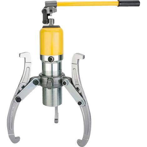 Extracteur hydraulique, capacité de 20T, design à 3 griffes, JAUNE (1/2)