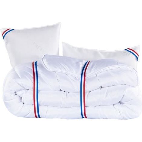 Matelas latex Sleeplux - 180 x 200 cm - Haute densité - 26 cm d'épaisseur - 2 oreillers inclus (1/2)