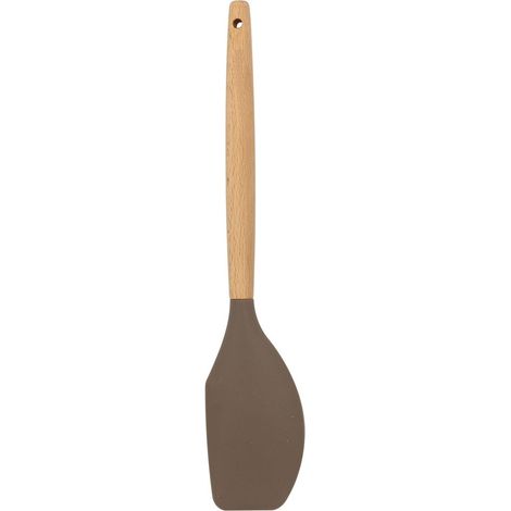 Spatule maryse en silicone et manche en bois, ELIOTT (1/3)