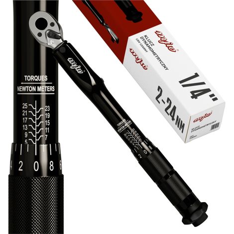 MJW Drehmomentschlüssel 1/4" 2-24 Nm schwarz (1/5)