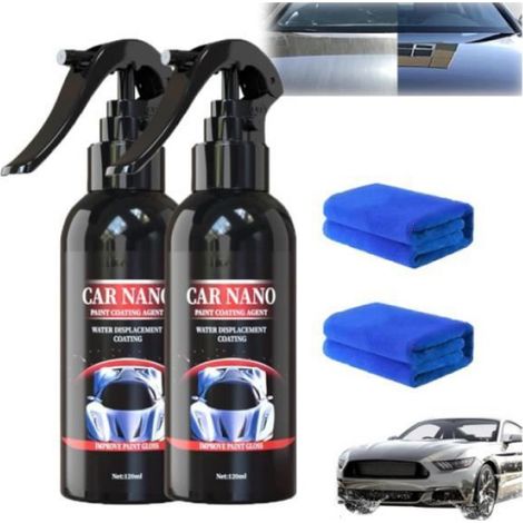 2Pc 250ml Nano Car Spray,Scratch Remover,Repairing Scratch,Cars Scratch Repair Nano Spray,Auto Ceramic Coating Polishing Spraying (1/4)