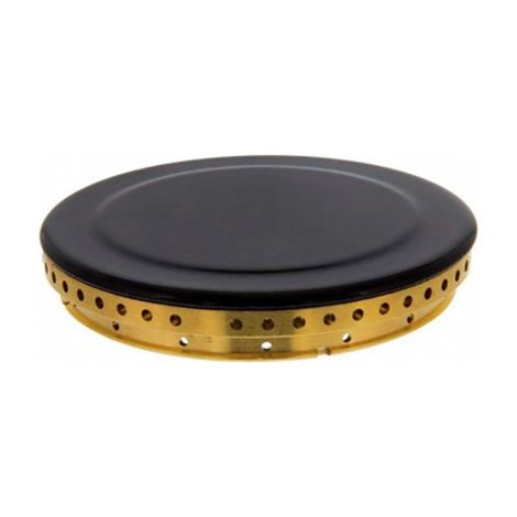 Tapeta Quemador Grande Ø 87 mm  Aro de Latón y Tapa Esmaltada  Recambio para Encimeras Mod. E60, 24GAL y Similares