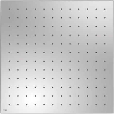 ROCIADOR DU.EMP.TECHO 405X405MM MAT.INOX BOQ.ANTICALCÁREAS