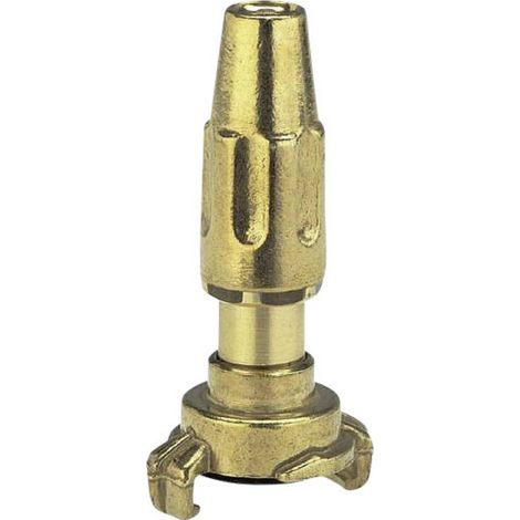 Gardena Siringa in ottone a innesto rapido per 19 mm (3/4 pollice) - Tubi flessibili: attacco rapido, getto d'acqua regolabile e regolabile (7131-20)