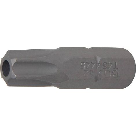 Embout Torx T45 8 mm x 30 mm - Profil T avec Perçage - Précision et Durabilité, Acier, Zones Difficiles - D-Work