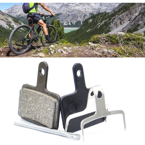 5 paires de plaquettes de frein pour vélo en résine semi-métallique, pour un freinage plus performant et des freins à disque. (1/5)