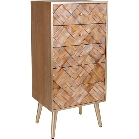 Sinfonier de madera marrón 44,5x34x93
