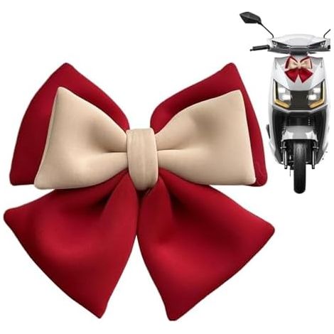 Nœuds décoratifs pour casque de moto, nœud papillon 3D pour voiture et scooter - Décoration élégante pour automobile  Pour femmes et filles, motardes, voiture, moto, scooter électrique, coffre, porte  (1/5)