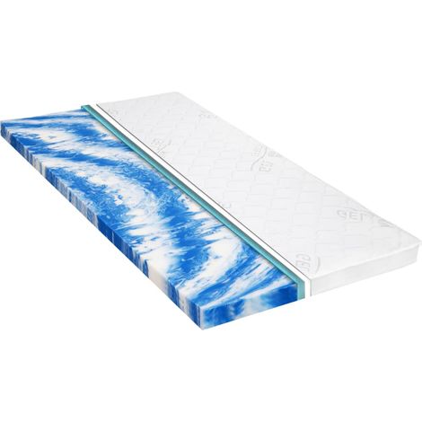 Surmatelas 180 x 200 cm, mousse gel 7 cm
