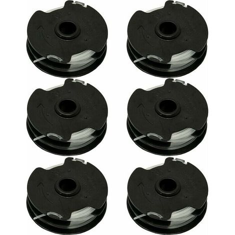 Pack of 6 replacement spools for Parkside PRTA 20 Li C3 cordless brushcutter IAN351753 (1/4)