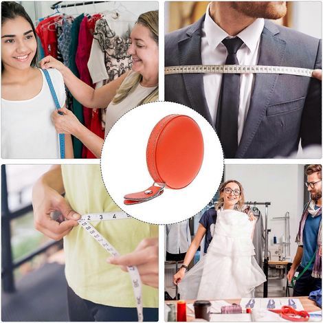 Flexibles Maßband, multifunktionales Maßband, praktisches Maßband für Kleidung – Orange (1/4)