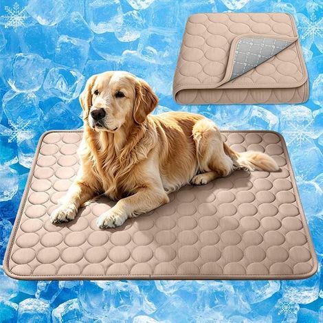Tapis rafraîchissant amélioré pour chiens (2026) - Matelas rafraîchissant pour animaux - Coussin rafraîchissant lavable (1/5)