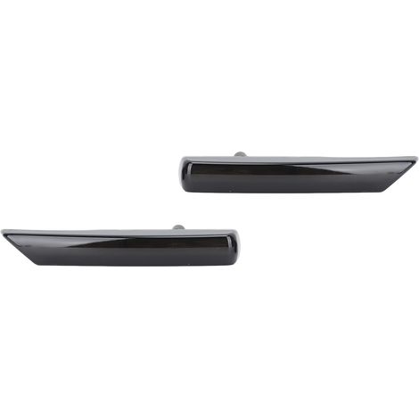 Grilles d'aération latérales avant gauche et droite (1 paire) avec feux intégrés, compatibles avec Freelander 2 LR2 (2007-2014), noires. (1/5)