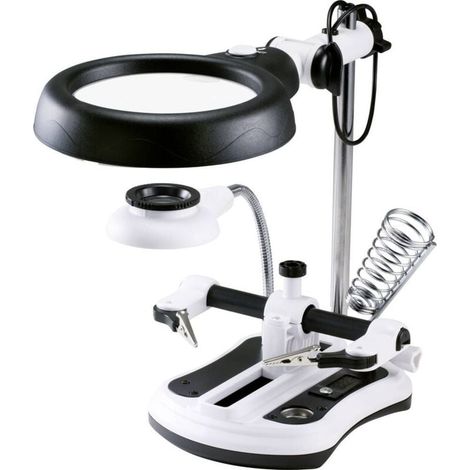Lampe loupe LED Grossissement: 2.5 x, 5 x, 6 x, 10 x (1/3)
