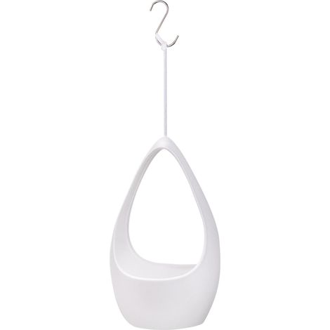 Jardinières suspendues Supports de balcon en forme goutte, décoration murale,, pots (1/5)