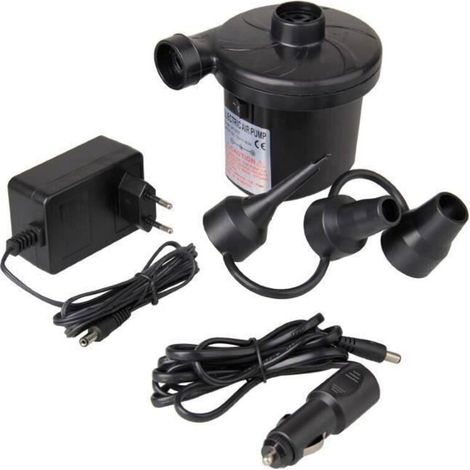 GOCHANGE Pompe Electrique Gonfleur Dégonfleur Matelas avec 3 Buses pour Camping Lit Meubles Voiture b08010