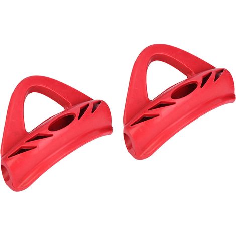Sangle de talon en caoutchouc noir pour palmes de natation, accessoire de sécurité rouge (1/5)