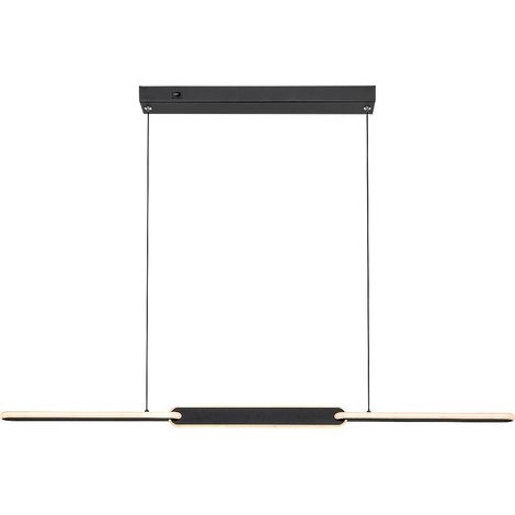 Suspension LED moderne noire 108 cm CCT 36W Sindri (1/5)