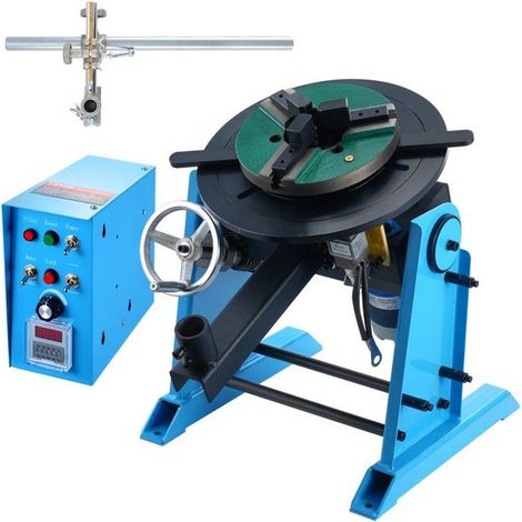 Positionneur de soudage rotatif - Capacité 30 kg - Table inclinable 0-90° - Vitesse 1-12 tr/min (1/5)