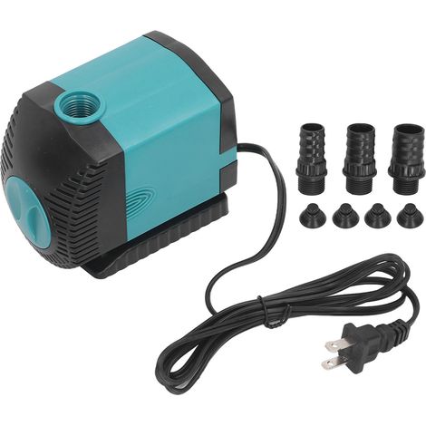 Pompe submersible 2500L/H 50W à aspiration latérale avec conversion de fréquence pour aquarium, prise US 110-120V 50Hz