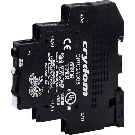 Crydom Relais à semi-conducteurs DRTC24D06 6 A Tension de contact (max.): 280 V/AC à commutation au zéro de tension 1 p (1/2)