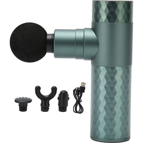 Mini Masseur à Percussion Profonde 4 Vitesses Relaxation Antistress Métal Portable Électrique pour Hommes Femmes (1/5)