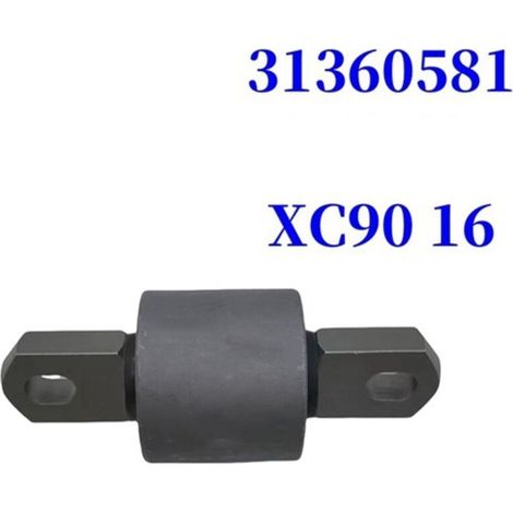 1 couleur : argent et noir Matériaux : métal et caoutchouc Silentbloc de suspension arrière inférieur 31360581 (compatible) (1/5)