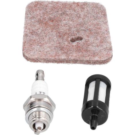 Filtre à air, filtre à carburant, bougie d'allumage, accessoires de rechange pour débroussailleuse Stihl FS38 FS45 FS46 FS55 HS45 FC55 KM55 41401242800 (1/5)