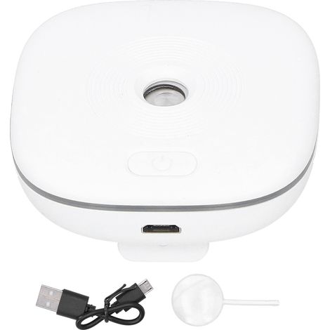 Répulsif Ultrason Portable Anti-Moustiques et Souris - USB Rechargeable - Blanc (1/5)