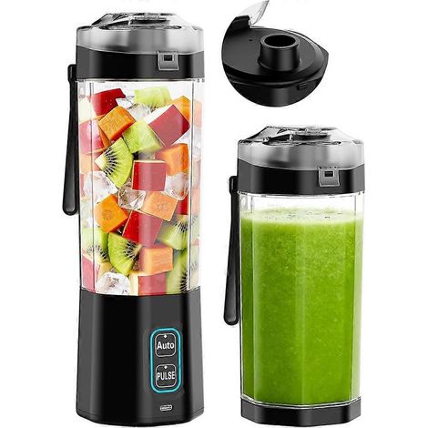 Tragbarer Standmixer für Smoothies und Proteinshakes, Mini-Standmixer 700 ml, kabellos und batteriebetrieben. (1/5)