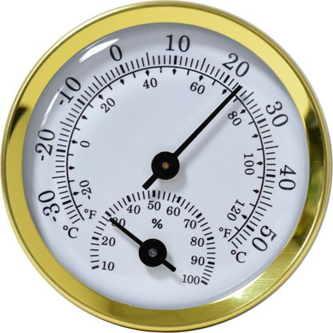 Hygromètre Thermomètre,Thermomètre D'Intérieur et D'Extérieur,Capteur D'Humidité,Thermomètre D'intérieur et Hygromètre Intérieur,Mesure la Température et l'Humidité pour Serre de Jardin,Maison,O