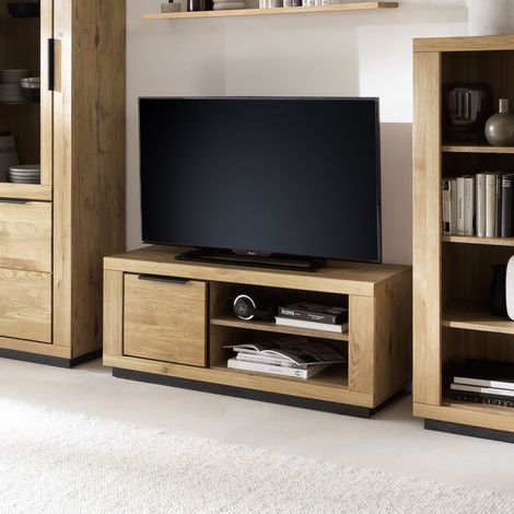 Meuble TV en chêne 122x54x52 cm - LIRI