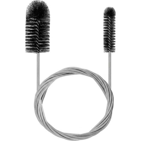Brosse de Nettoyage Flexible 200cm Double Tête pour Canalisation et Tuyau (1/5)