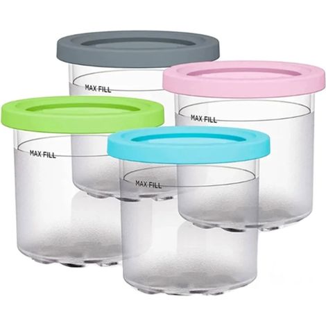 Eisbehälter und Deckel – Eisaufbewahrung – Eisbecher – Milchshakes – Ninja NC299AMZ Maschine – NC300S (1/5)