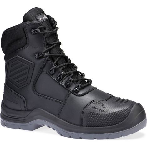 Bota de media caña de piel compuesta S7L HRO M CI LG SC AN SR FO FD25 37 Negro
